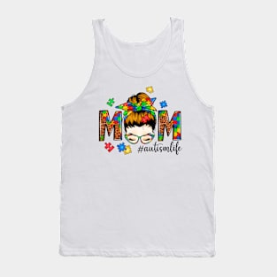 Autism mom Autism Awareness Gift for Birthday, Mother's Day, Thanksgiving, Christmas Tank Top